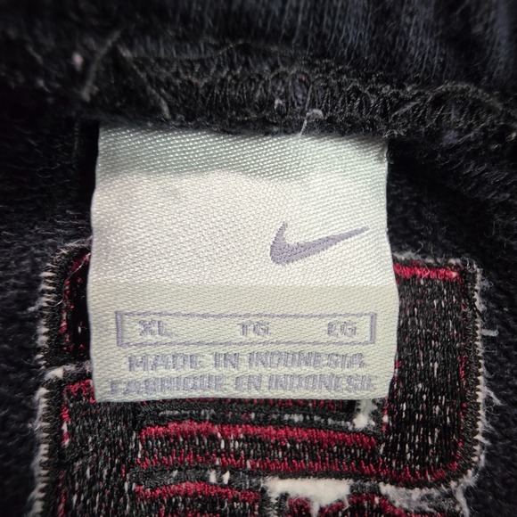 LeBron James L23 Nike Air Black White fleece Basketball Shorts Size XL Vintage - Picture 3 of 10